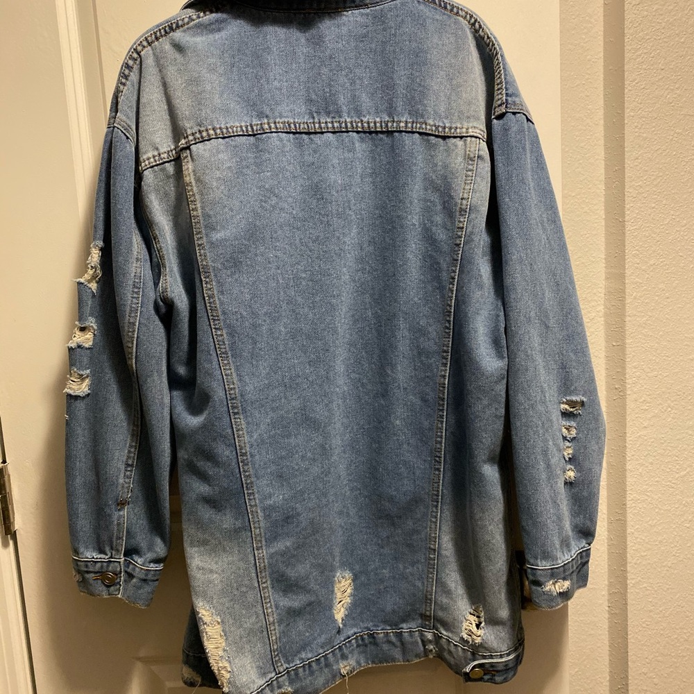 Distressed Denim Jacket